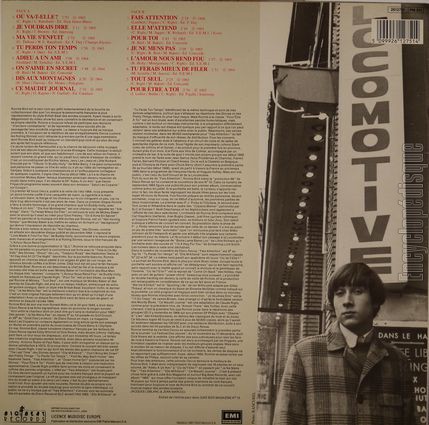 [Pochette de 1965 (Ronnie BIRD) - verso]