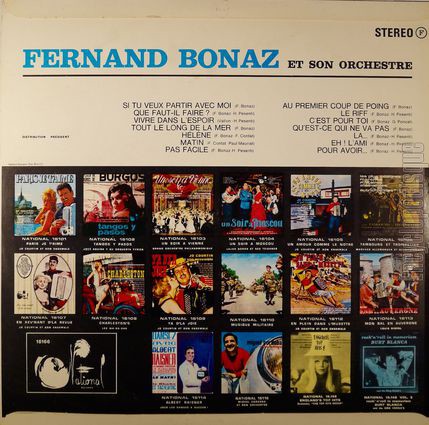 [Pochette de Danse party avec Fernand Bonaz (Fernand BONAZ) - verso]