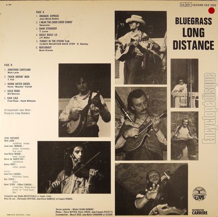 [Pochette de Bluegrass (LONG DISTANCE) - verso]