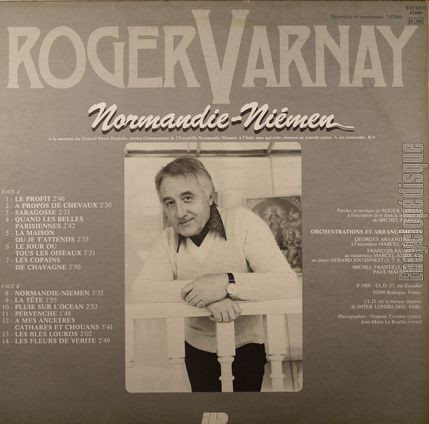 [Pochette de Le profit (Roger VARNAY) - verso]