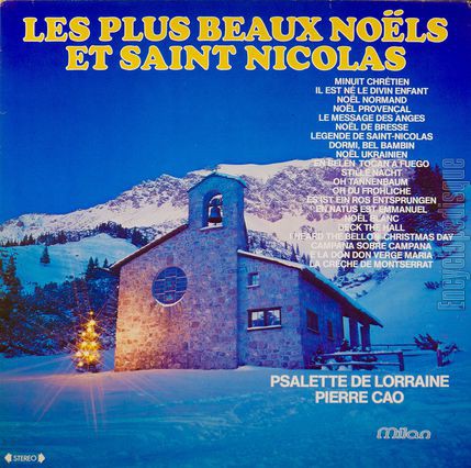 [Pochette de plus beaux nols et Saint Nicolas (PSALETTE DE LORRAINE - Pierre CAO)]