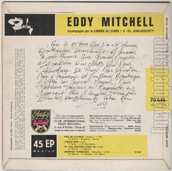 [Pochette de Pas de chance (Eddy MITCHELL) - verso]