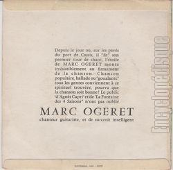 [Pochette de Les succs de Guy Bart - 1 (Marc OGERET) - verso]