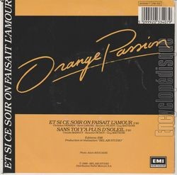 [Pochette de Et si ce soir on faisait l’amour (ORANGE PASSION) - verso]