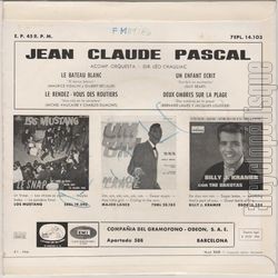 [Pochette de Le bateau blanc (Jean-Claude PASCAL) - verso]