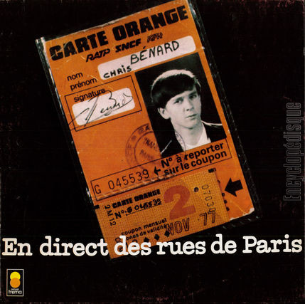 [Pochette de En direct des rues de Paris (Chris BNARD)]