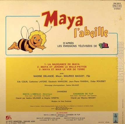 [Pochette de Maya l’abeille (T.V. (Tlvision)) - verso]