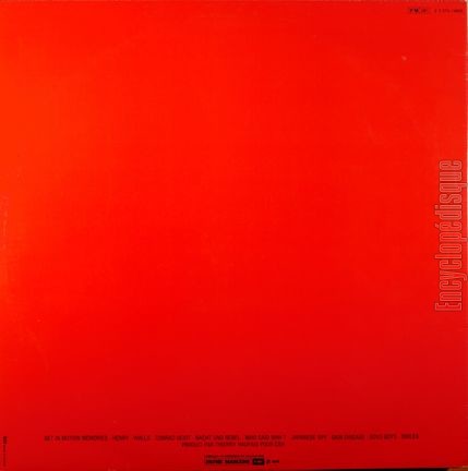 [Pochette de Dantzig twist (MARQUIS DE SADE) - verso]