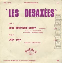 [Pochette de Les Dsaxes (B.O.F.  Films ) - verso]