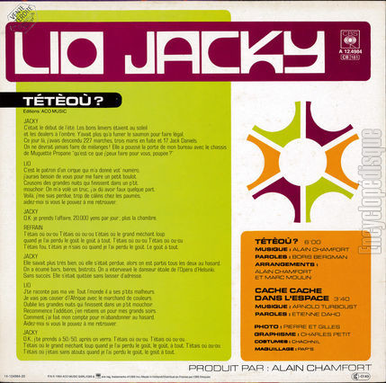 [Pochette de Tto ? (LIO et JACKY) - verso]