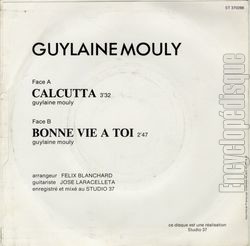 [Pochette de Calcutta (Guylaine MOULY) - verso]