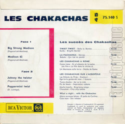 [Pochette de Madison (CHAKACHAS) - verso]