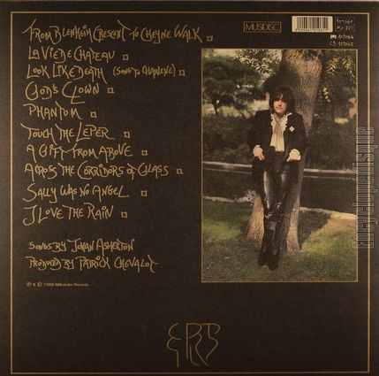 [Pochette de God’s clown (Johan ASHERTON) - verso]