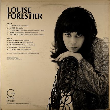 [Pochette de La boule / Le vent / La ville depuis… (Louise FORESTIER) - verso]