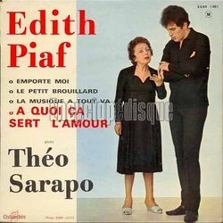 [Pochette de  quoi a sert l’amour (dith PIAF et Tho SARAPO)]