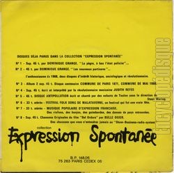 [Pochette de Cadences (GROUPEMENT CULTUREL RENAULT) - verso]