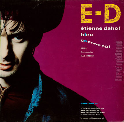 [Pochette de Bleu comme toi (tienne DAHO)]