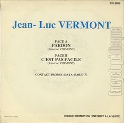 [Pochette de Pardon (Jean-Luc VERMONT) - verso]