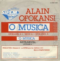 [Pochette de O musica (Alain OFOKANSI) - verso]
