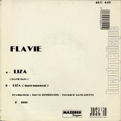 [Pochette de Liza (FLAVIE) - verso]