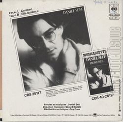 [Pochette de Carmen (Daniel SEFF) - verso]