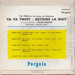 [Pochette de Retiens la nuit - Ya ya twist (COMPILATION) - verso]