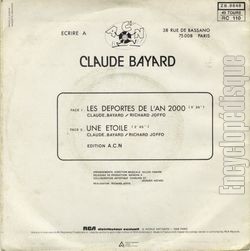 [Pochette de Les dports de l’an 2000 (Claude BAYARD) - verso]