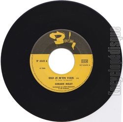 [Pochette de Oui je m’en vais (Grard MLET) - verso]