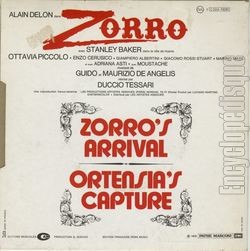 [Pochette de Zorro (B.O.F.  Films ) - verso]