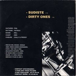 [Pochette de Sudiste (AFICIONADOS) - verso]