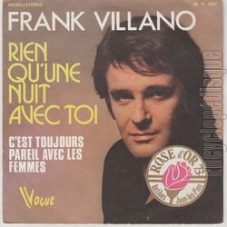 [Pochette de Rien qu’une nuit avec toi (Franck VILLANO)]