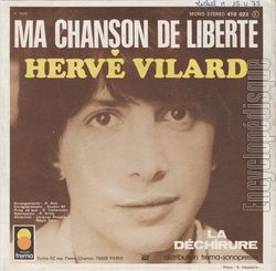 [Pochette de Ma chanson de libert (Herv VILARD) - verso]