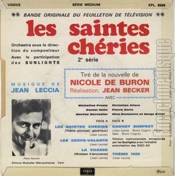 [Pochette de Les saintes chries (2 srie) (T.V. (Tlvision)) - verso]
