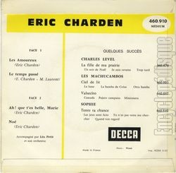 [Pochette de Les amoureux (ric CHARDEN) - verso]