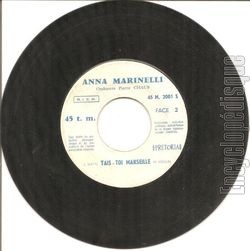 [Pochette de Le temps du tango / Tais-toi Marseille (Anna MARINELLI) - verso]