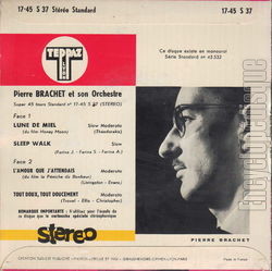 [Pochette de Stro danse n 1 (Pierre BRACHET) - verso]
