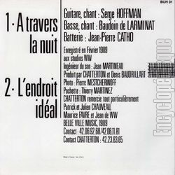 [Pochette de sr qu’il ya des TYPES QUI sont partis l-bas POUR russi pour S’ACCOMPLIR pas la peine DE savoir lire c’est une question D’ESTHTIQUE certains Y trouvent l’quilibre MOI je N’aime PAS leur MUSIQUE… (CHATTERTON) - verso]