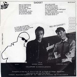 [Pochette de Gadget / Looks divers (CELLOPHAN’) - verso]