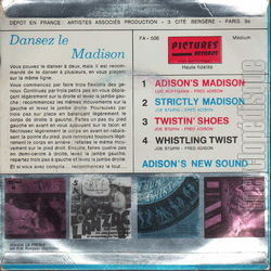 [Pochette de Dansez le madison (Fred ADISON) - verso]