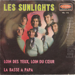 [Pochette de Loin des yeux, loin du cœur / La basse  papa (Les SUNLIGHTS)]