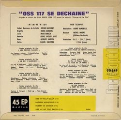 [Pochette de OSS 117 se dchaine (B.O.F.  Films ) - verso]