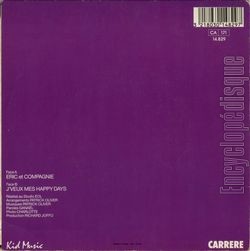 [Pochette de ric et compagnie (T.V. (Tlvision)) - verso]