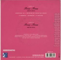 [Pochette de Frou-frou (T.V. (Tlvision)) - verso]
