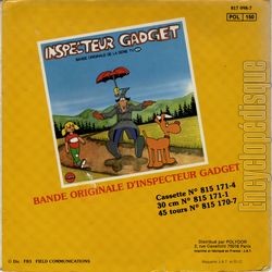 [Pochette de Inspecteur gadget - La maldiction du roi Toutankharton - (T.V. (Tlvision)) - verso]