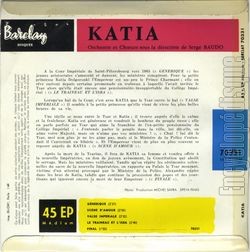 [Pochette de Katia (B.O.F.  Films ) - verso]