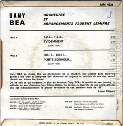 [Pochette de videmment (Dany BA) - verso]