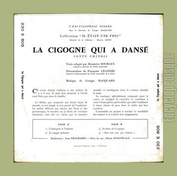 [Pochette de La cigogne qui a dans (JEUNESSE) - verso]