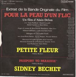[Pochette de Pour la peau d’un flic (Sidney BECHET) - verso]