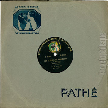 [Pochette de La fille de Madame Angot / Les cloches de Corneville (Path X 1234) - verso]