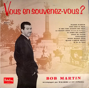 [Pochette de Vous en souvenez-vous ? (Bob MARTIN)]